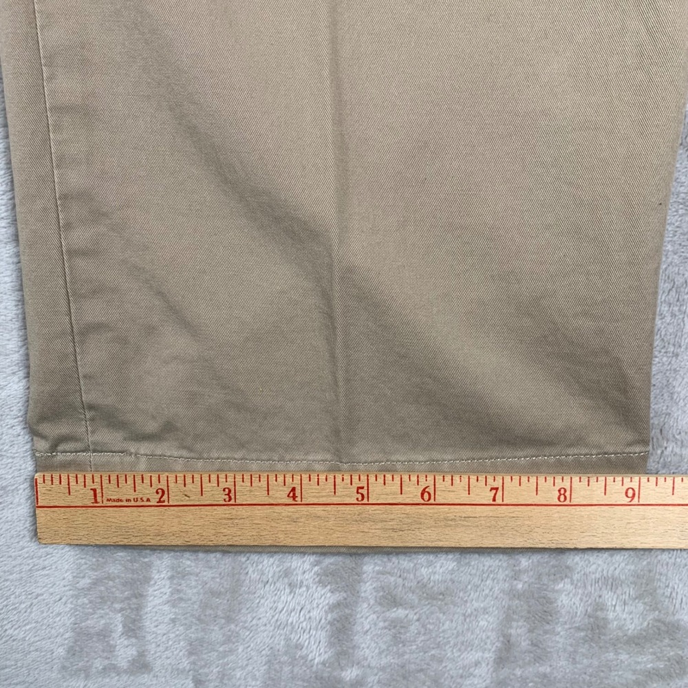 Polo Ralph Lauren Chino Pants Mens 42B-30 Tan Stretch Classic Fit Twill Trousers - Picture 5 of 9